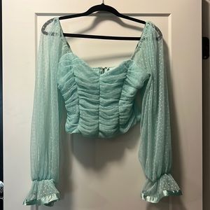 Off the Shoulder Bell Sleeve Top